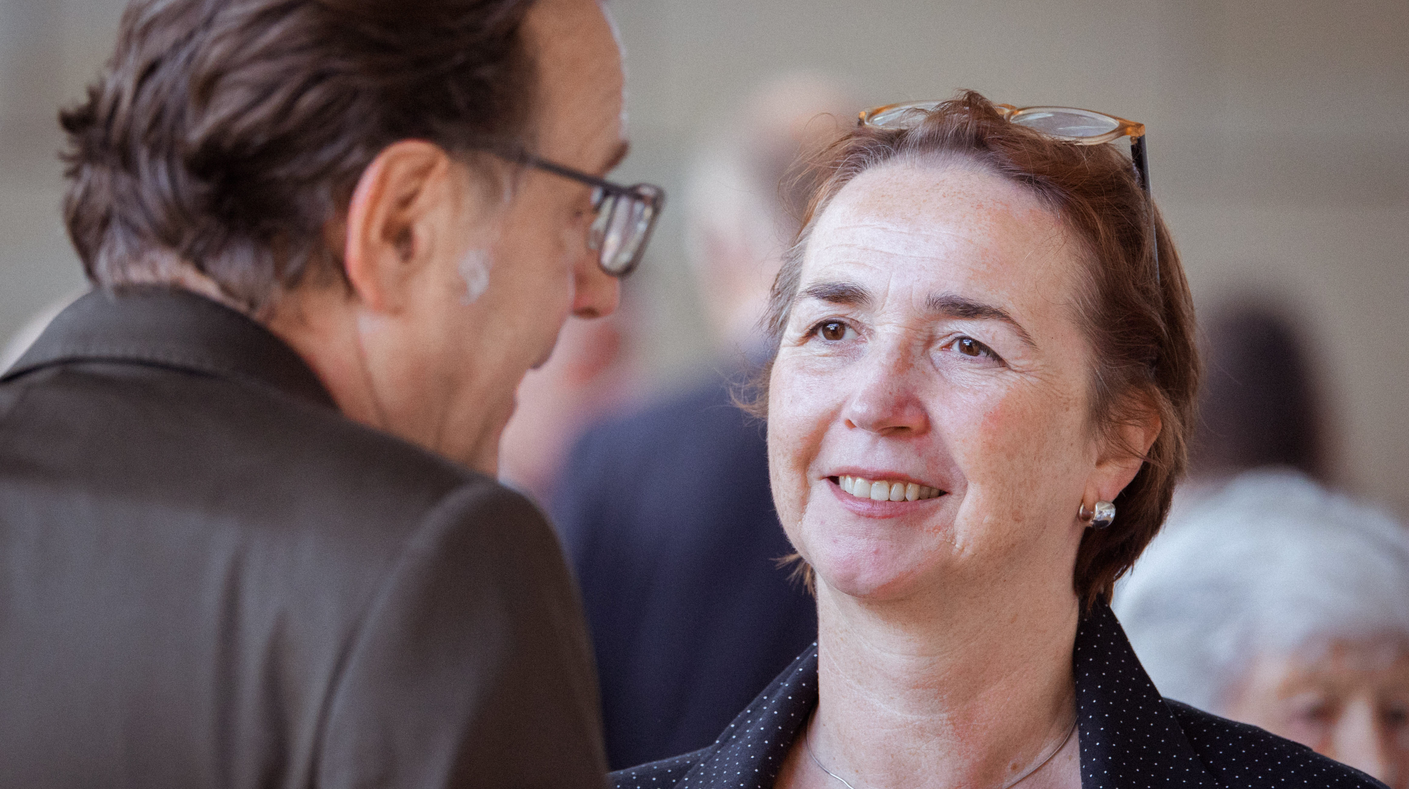 Angela Freimuth MdL im Gespräch mit Detlef Kellermann