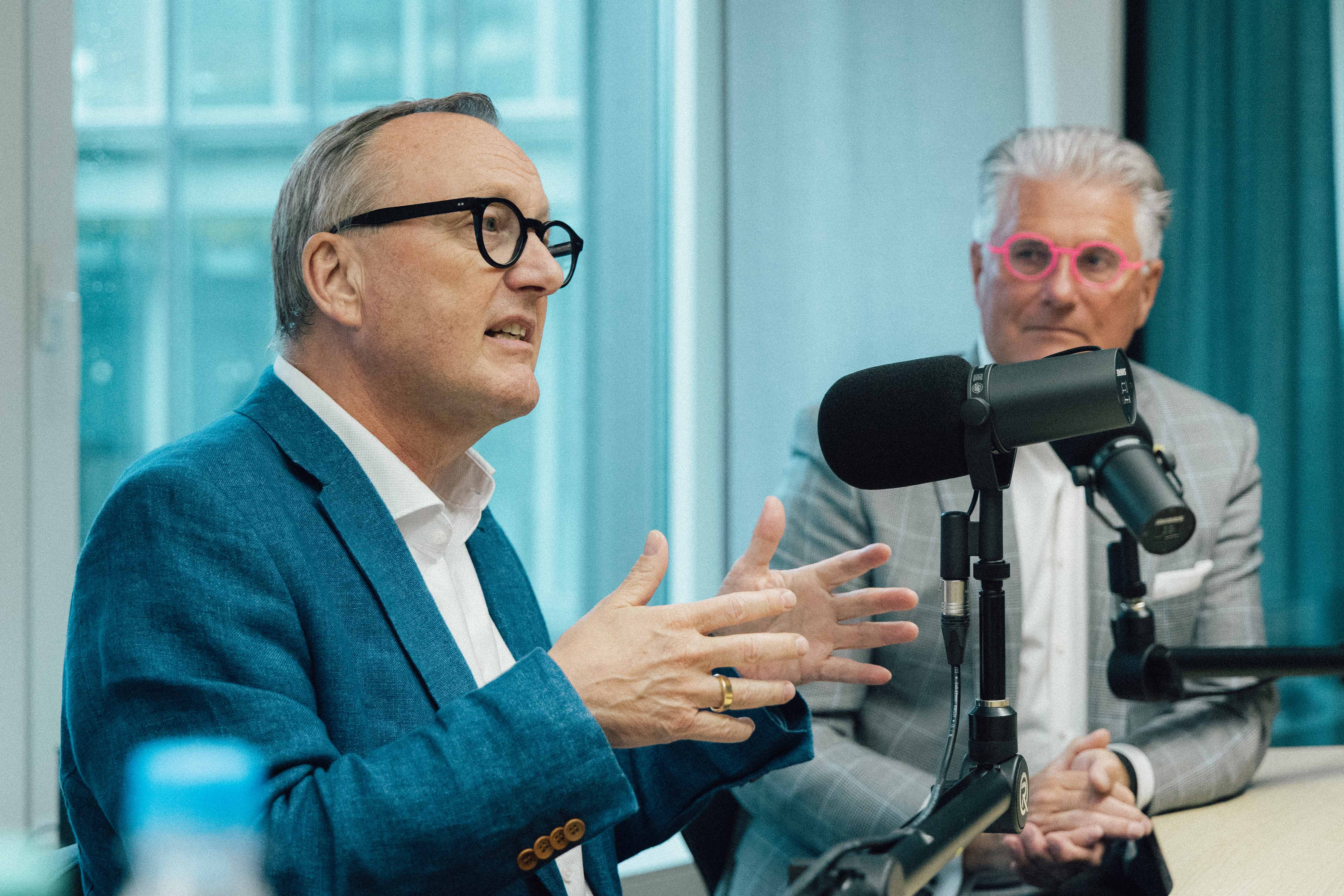 Andreas Meyer-Falcke und Karl-Heinz Land im KI-Talk.