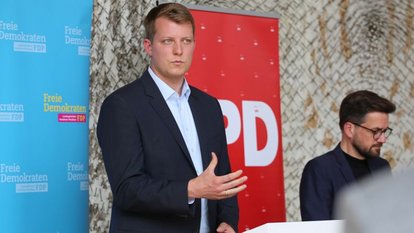Archivfoto - F. v. l. n. r.: Henning Höne, Thomas Kutschaty