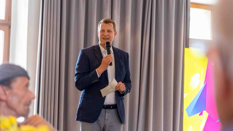 Kulturfrühstück FDP-Landtagsfraktion Holzwickede Henning Höne