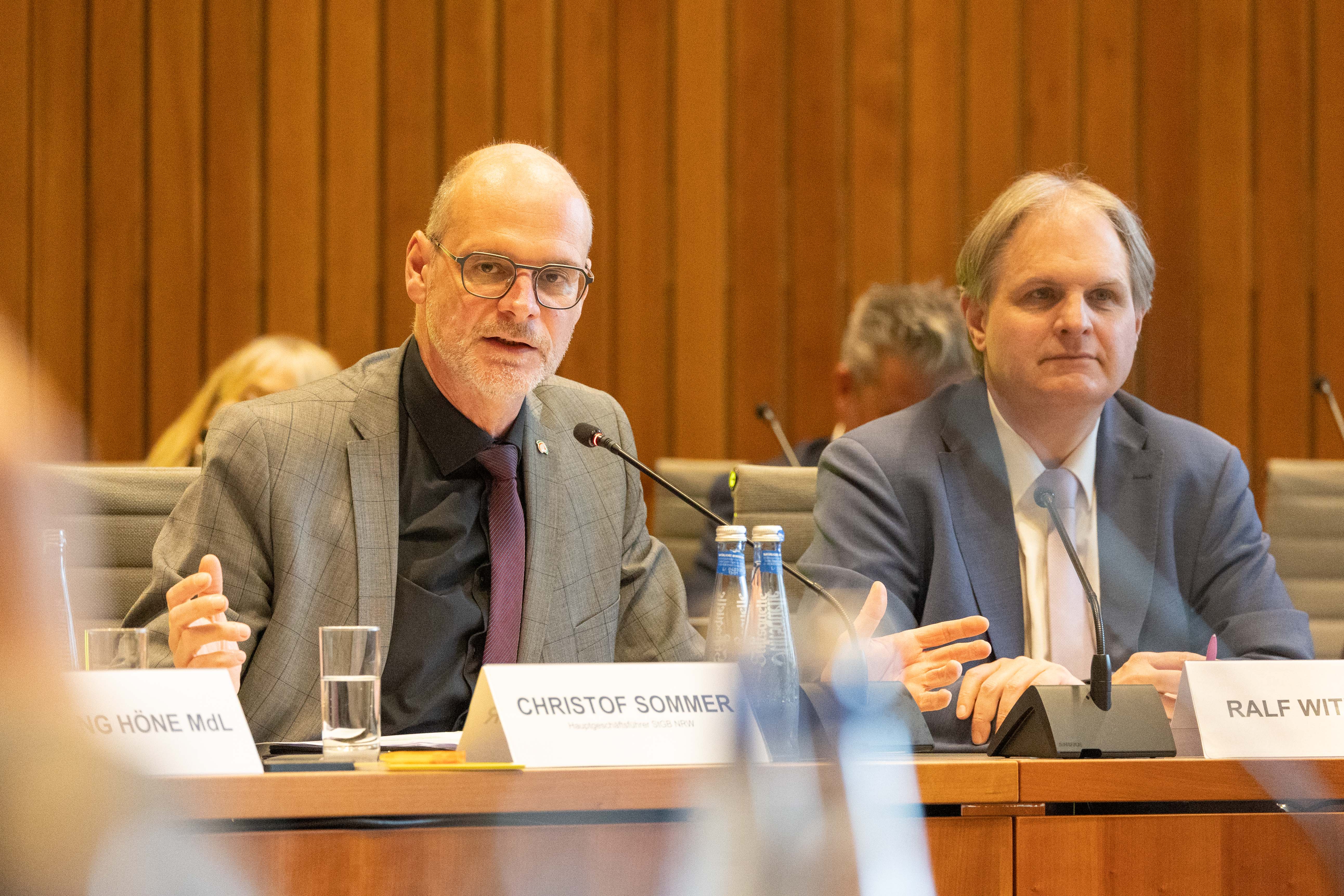 Christof Sommer und Ralf Witzel