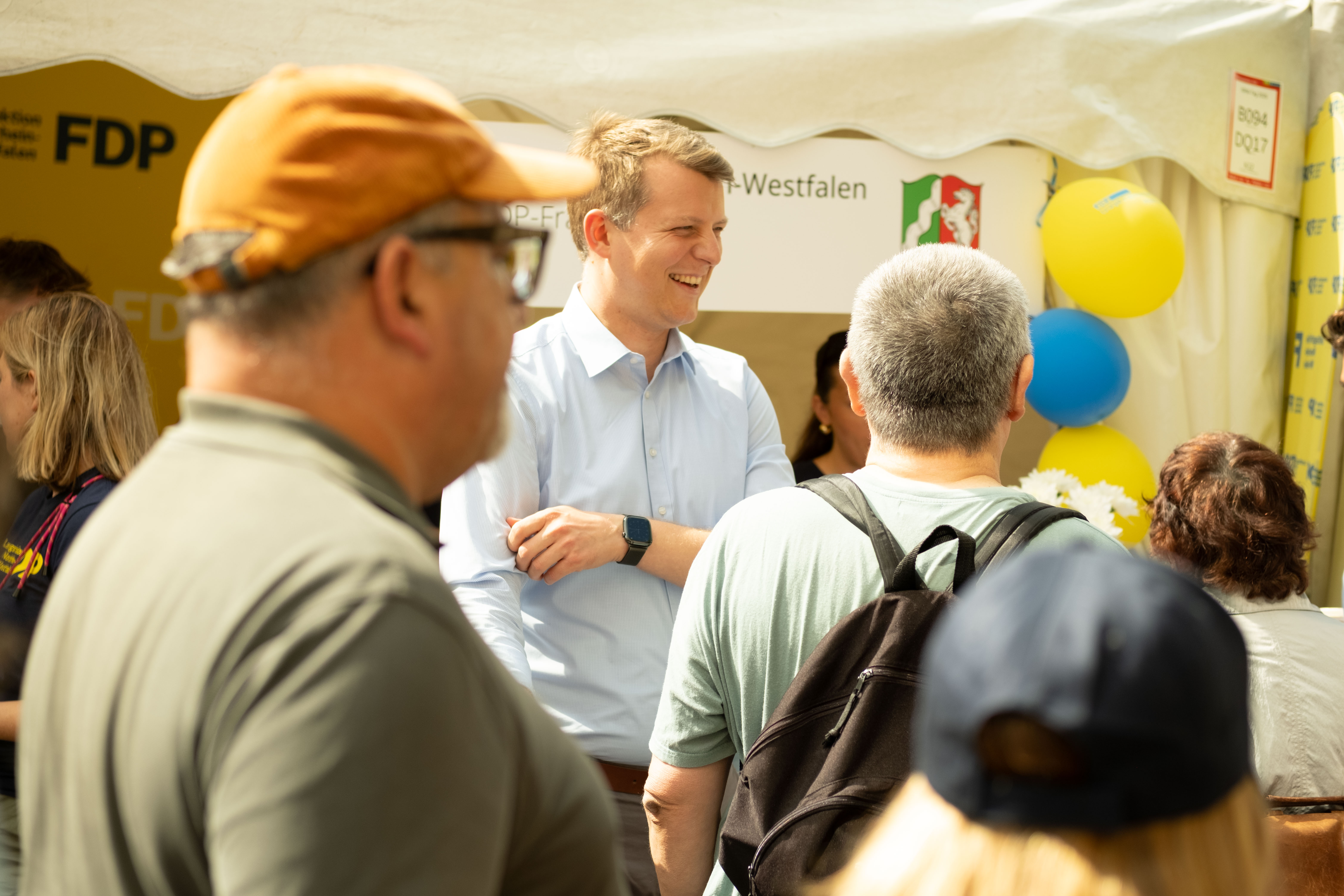 FDP-Landeschef Henning Höne beim NRW-Tag in Münster