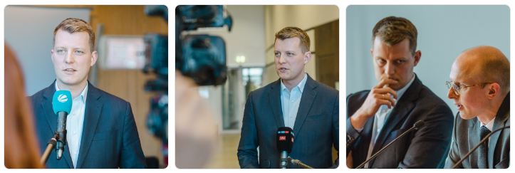 Henning Höne und Professor Simon Kempny