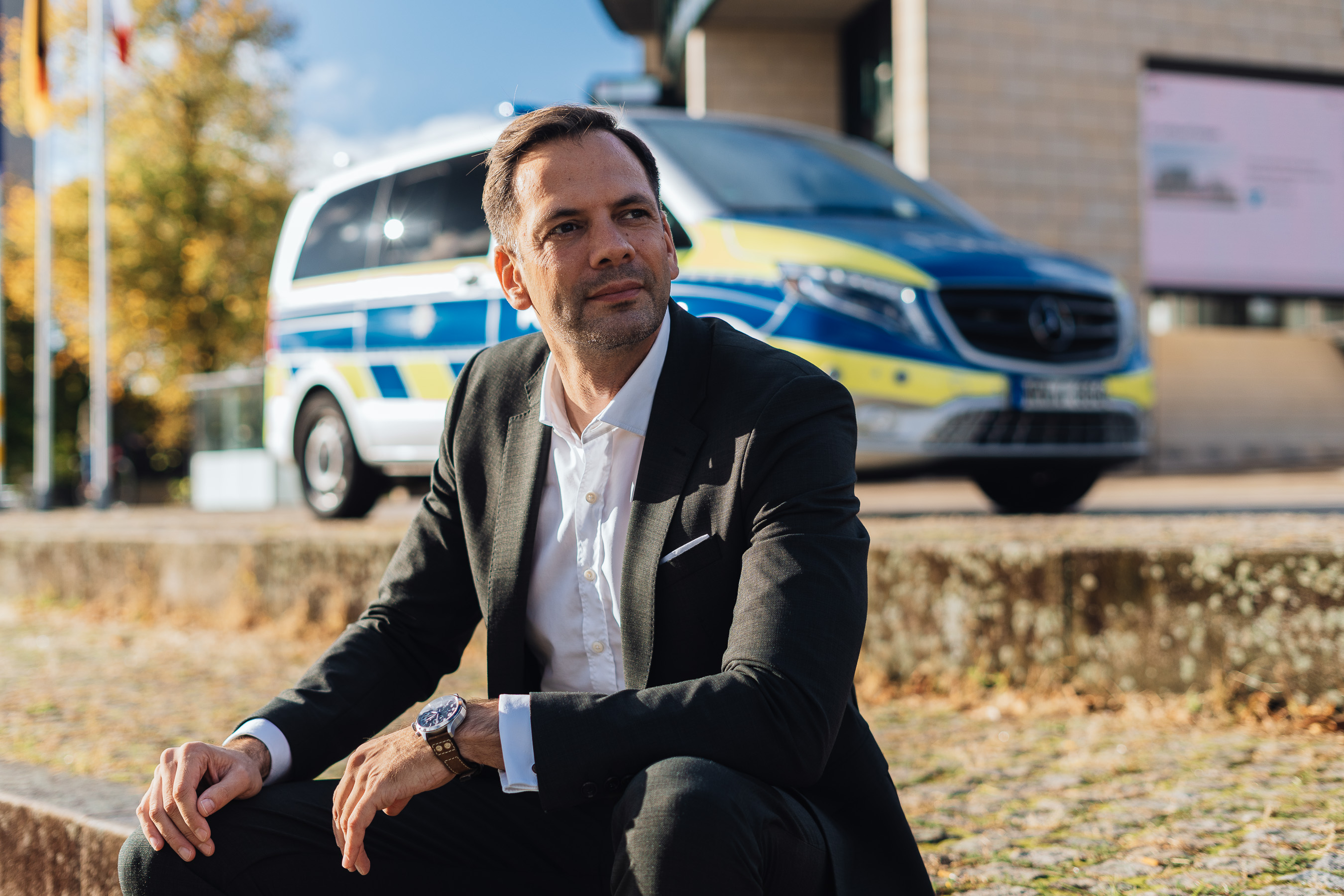 Marc Lürbke Polizeiwagen