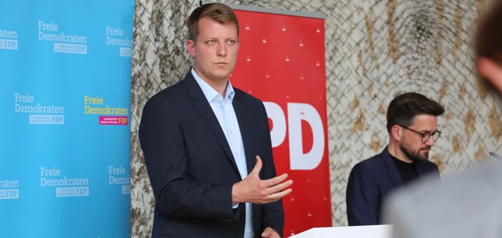 Archivfoto - F. v. l. n. r.: Henning Höne, Thomas Kutschaty