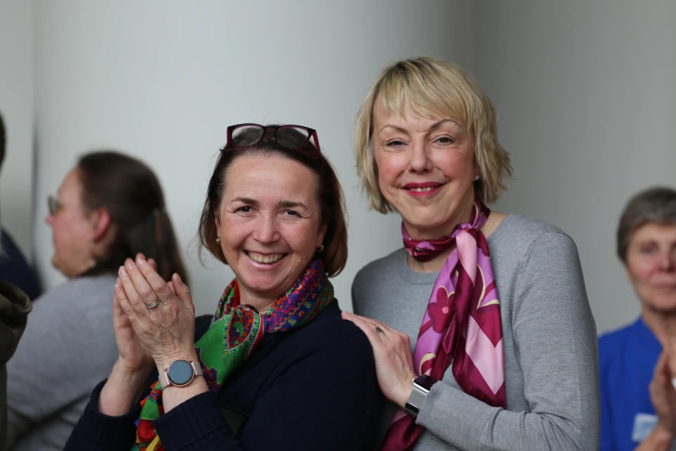 F. v. l. n. r.: Angela Freimuth, Susanne Schneider