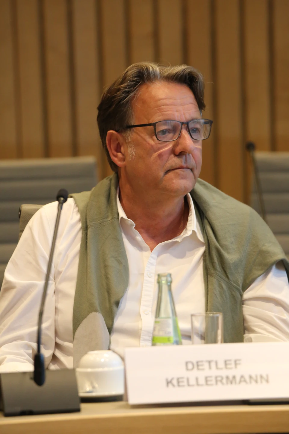 Detlef Kellermann erläuterte seine Sicht während der Veranstaltung "Kinderrechte und Recht auf Unterricht?"