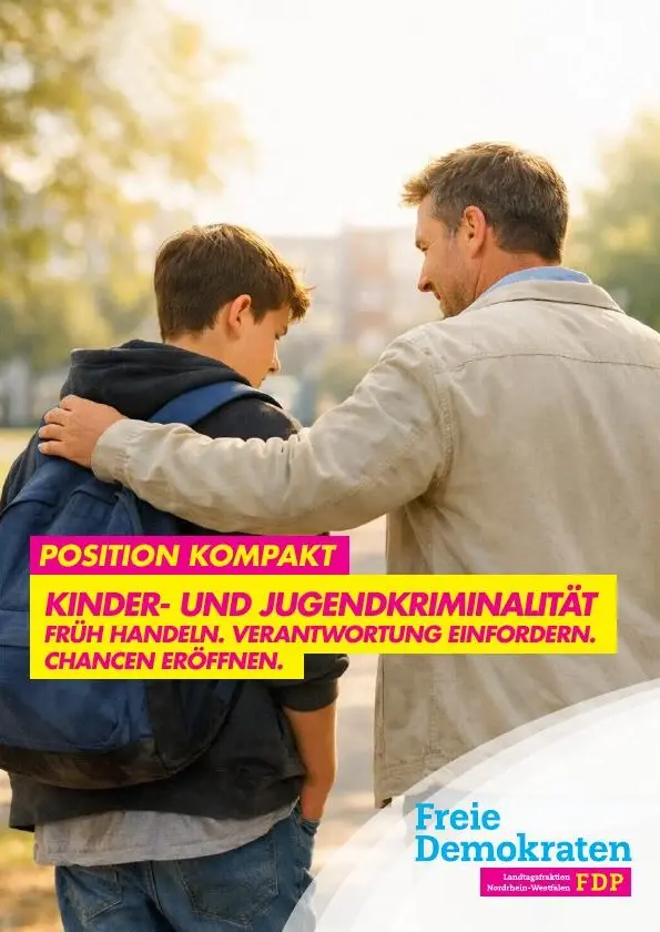 Kinder- und Jugendkriminalität: Früh handeln. Verantwortung einfordern. Chancen eröffnen.