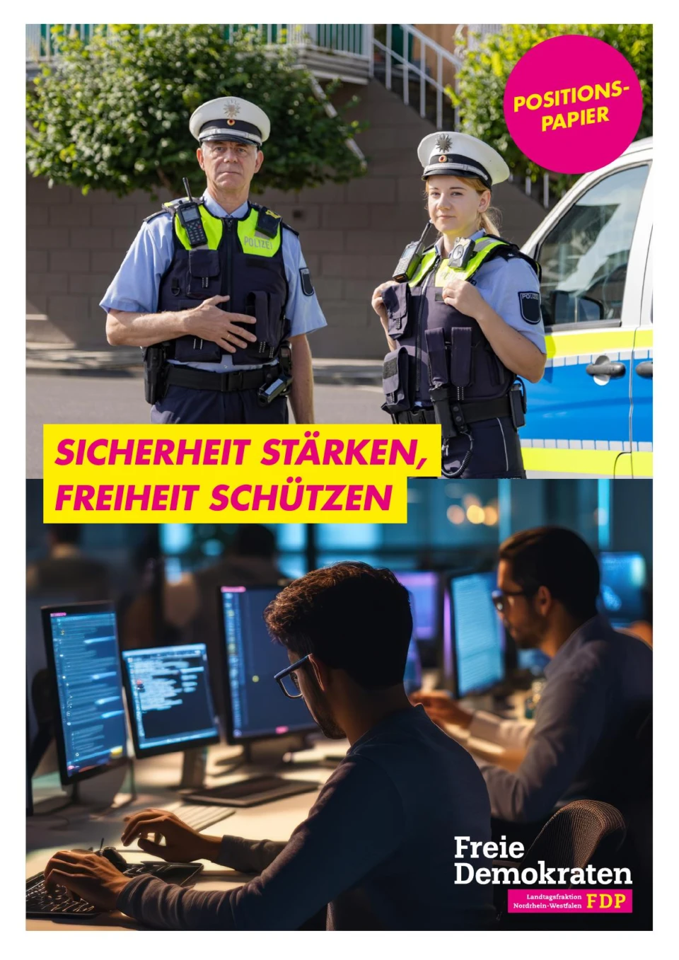 Sicherheit stärken, Freiheit schützen